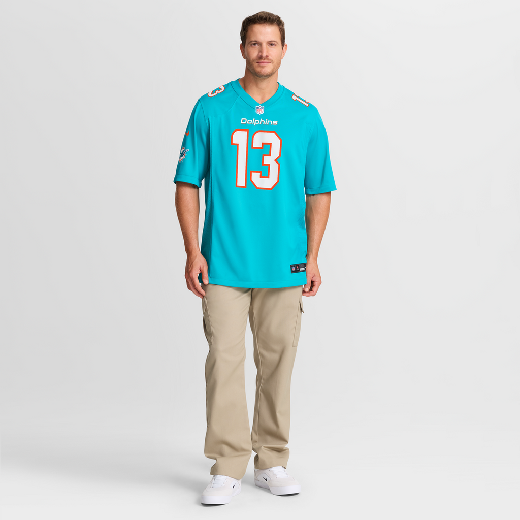 Dan Marino Miami Dolphins Game Jersey - Aqua