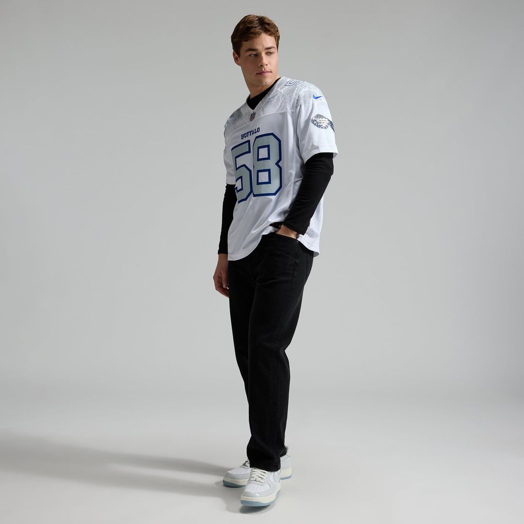 Matt Milano Buffalo Bills Rivalries Collection Stitched Limited Jersey - White