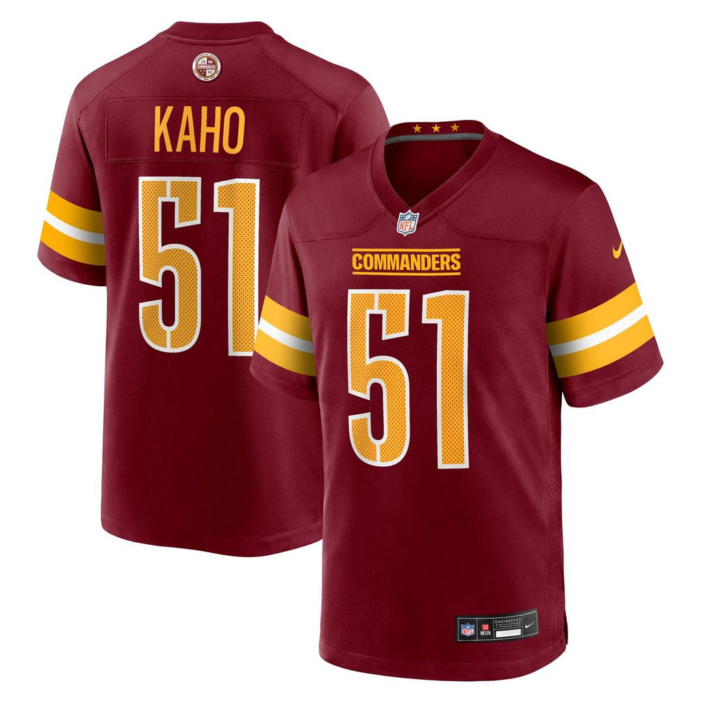 Ale Kaho Washington Commanders Game Jersey - Burgundy