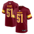 Ale Kaho Washington Commanders Game Jersey - Burgundy