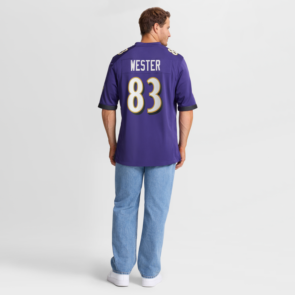 LaJohntay Wester Baltimore Ravens Game Jersey - Purple
