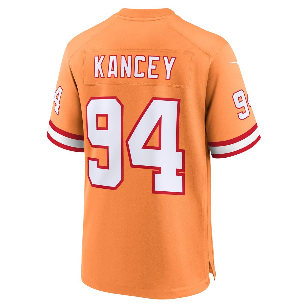 Calijah Kancey Tampa Bay Buccaneers Alternate Game Jersey - Orange