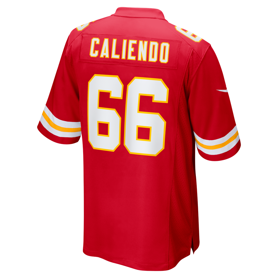 Mike Caliendo Kansas City Chiefs Game Jersey - Red