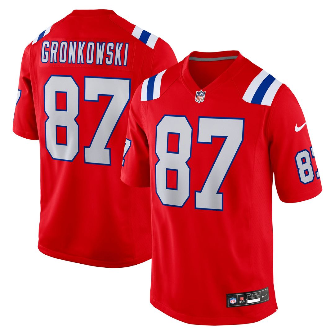 Rob Gronkowski New England Patriots Game Jersey - Navy