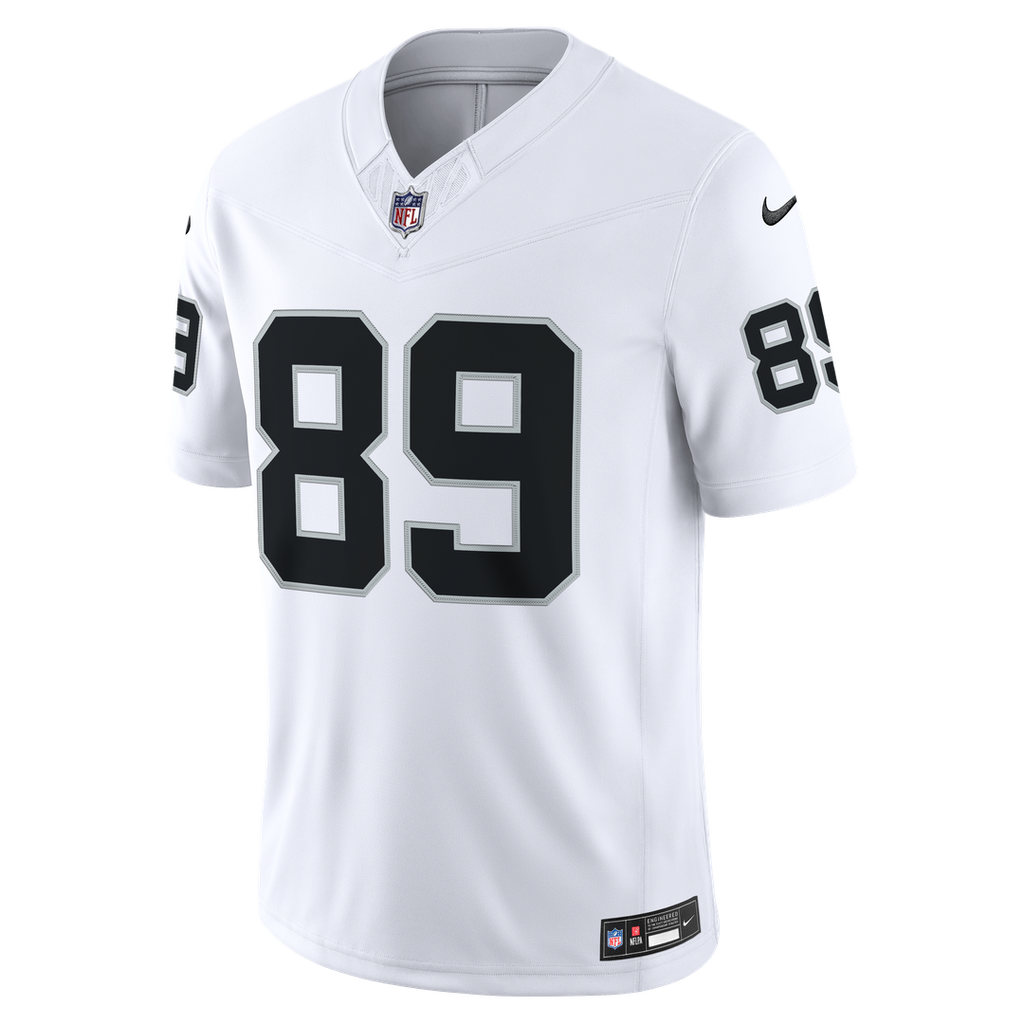 Brock Bowers Las Vegas Raiders Vapor F.U.S.E. Stitched Limited Jersey - White