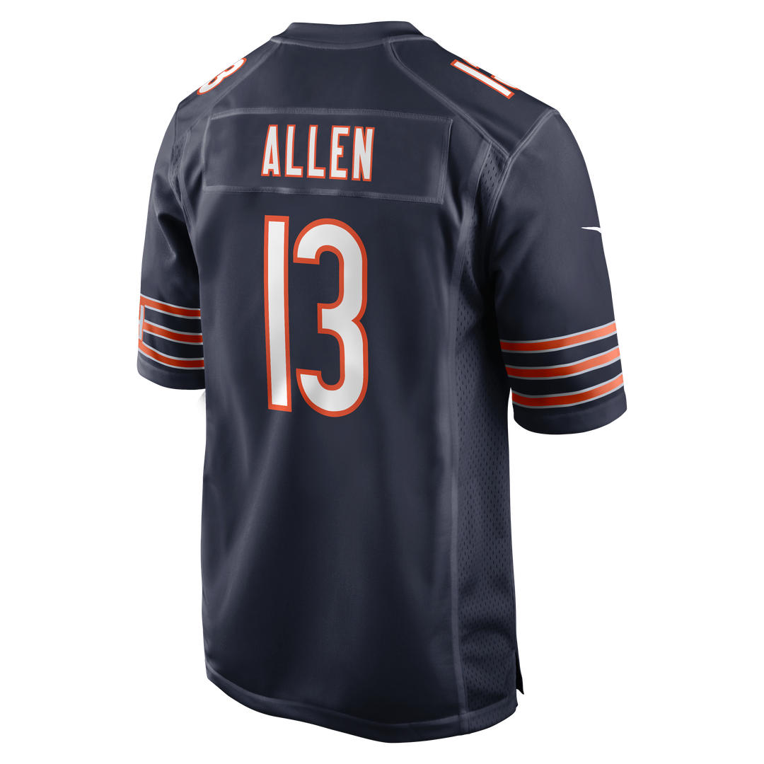 Keenan Allen Chicago Bears Game Jersey - Navy