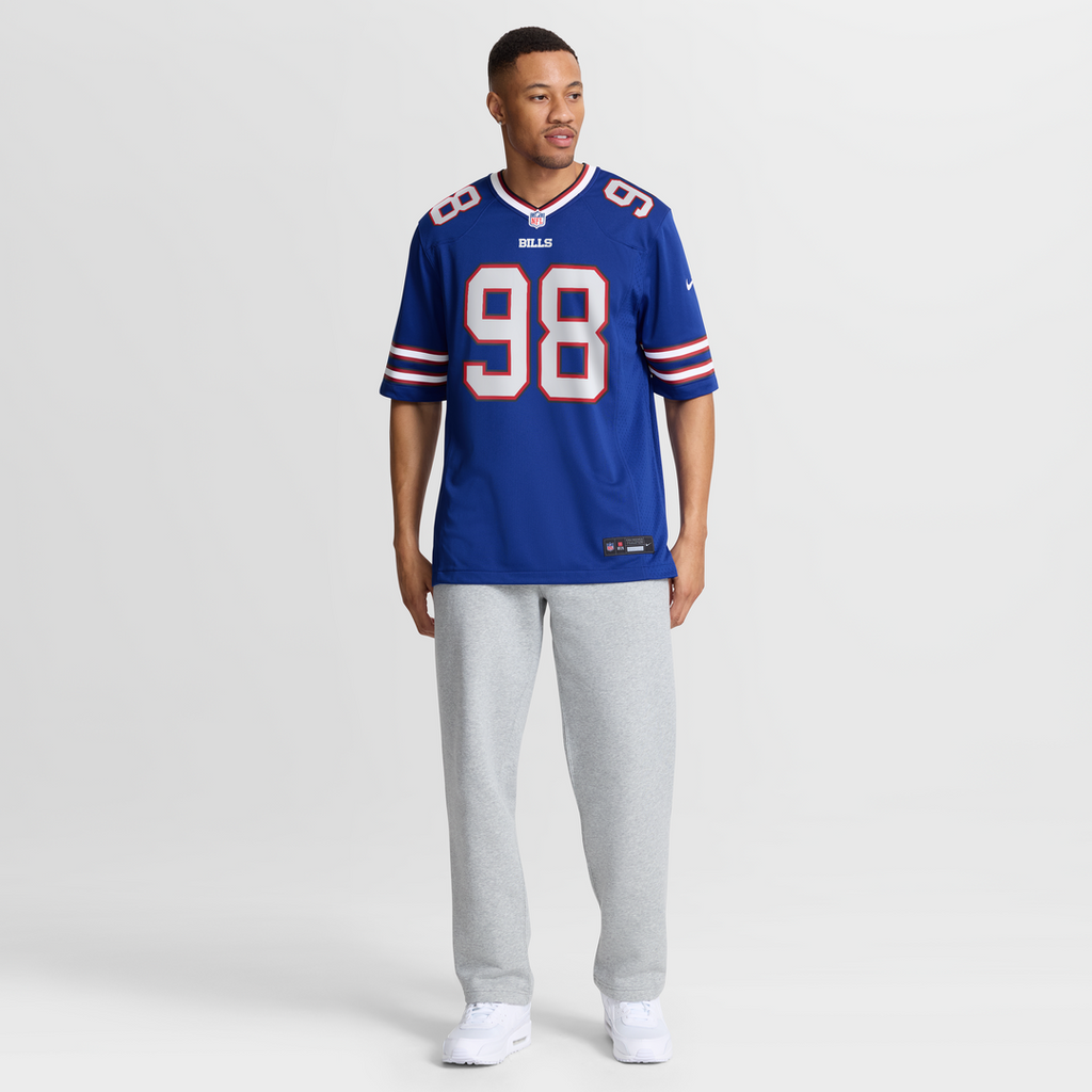 T.J. Sanders Buffalo Bills Game Jersey - Royal Blue