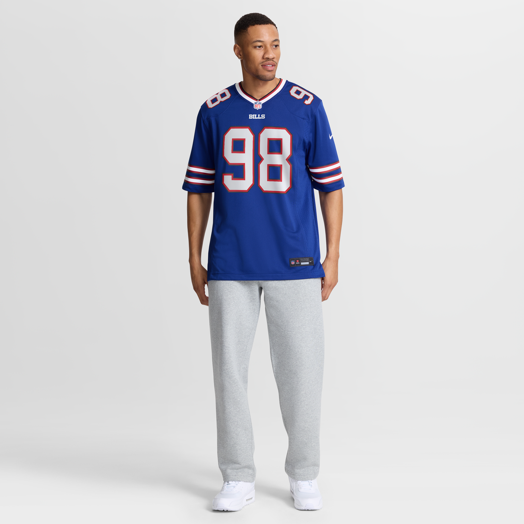 T.J. Sanders Buffalo Bills Game Jersey - Royal Blue