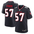 Blake Fisher Houston Texans Game Jersey - Navy