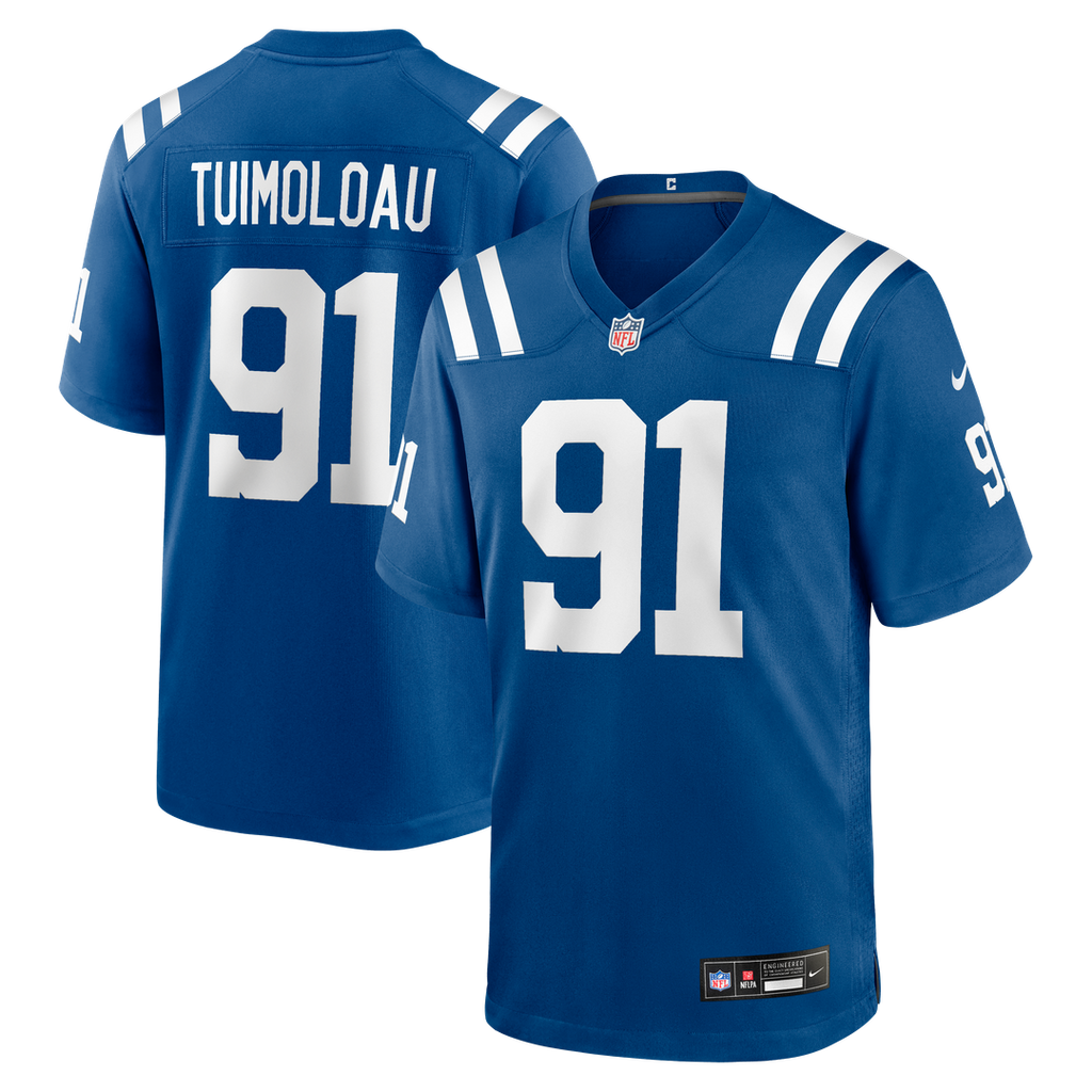 JT Tuimoloau Indianapolis Colts Game Jersey - Royal Blue