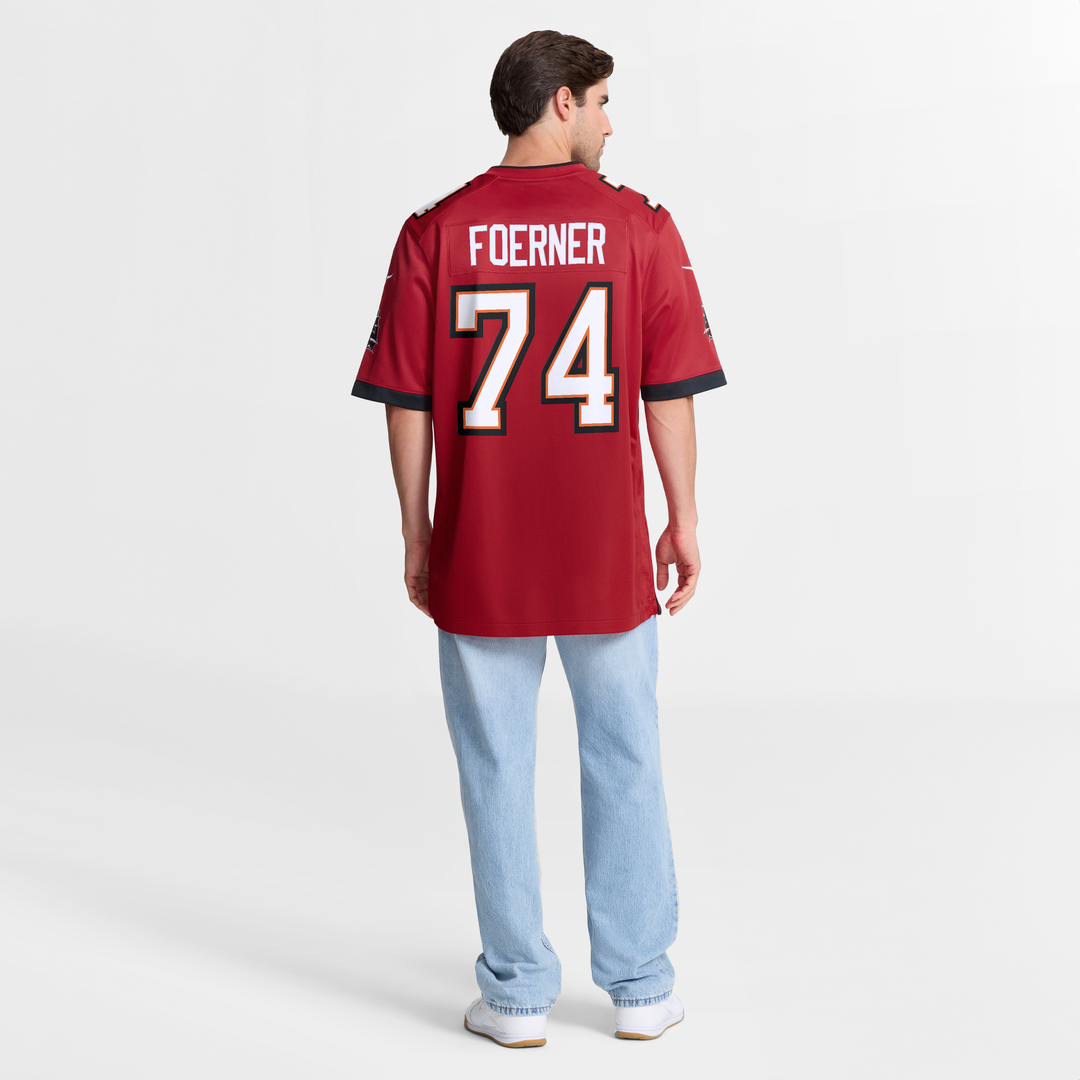 Marshall Foerner Tampa Bay Buccaneers Game Jersey - Red