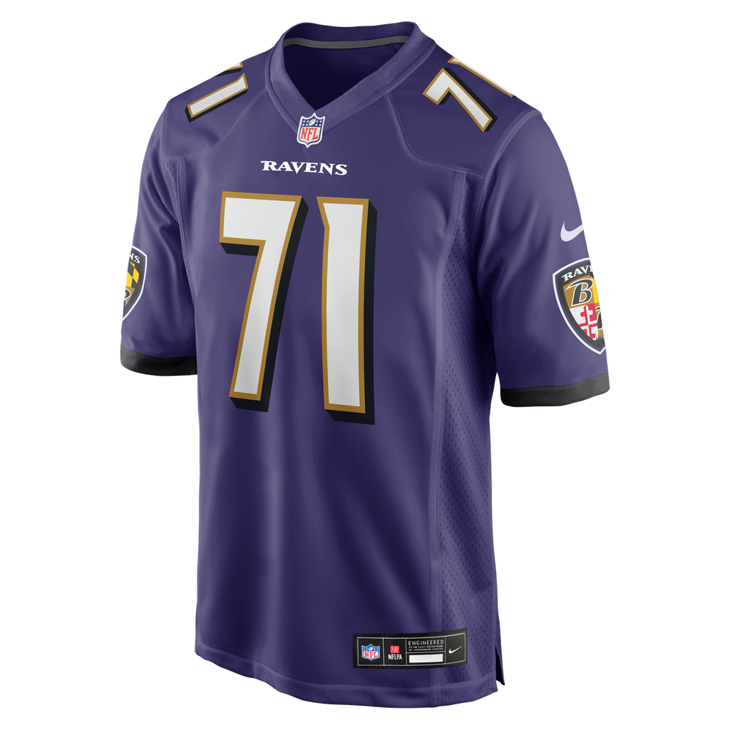 Carson Vinson Baltimore Ravens Game Jersey - Purple