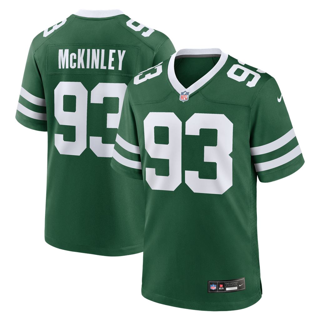 Takk McKinley New York Jets Game Jersey - Legacy Green