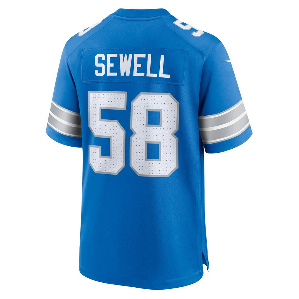 Penei Sewell Detroit Lions Game Jersey - White