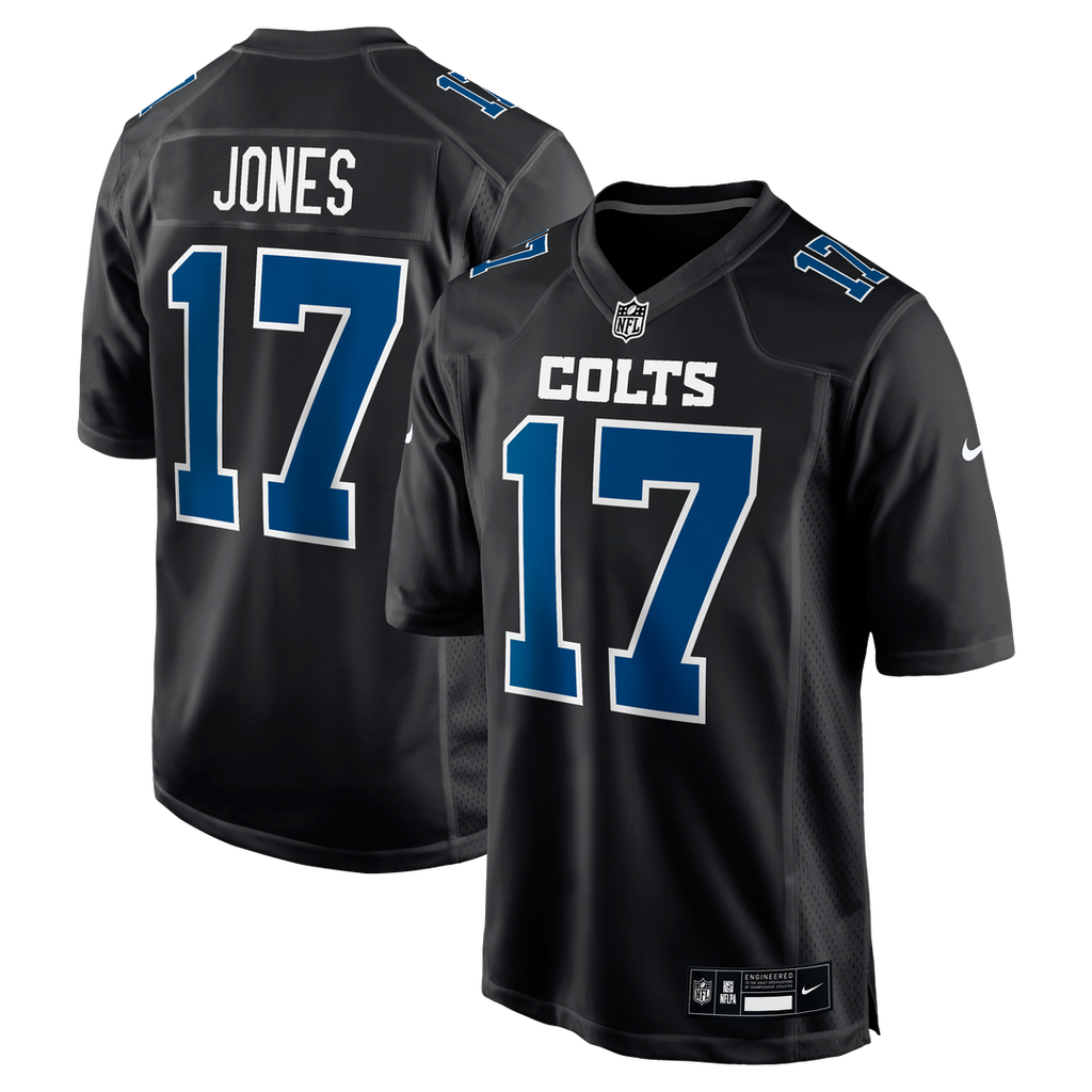 Daniel Jones Indianapolis Colts Fashion Game Jersey - Carbon Black