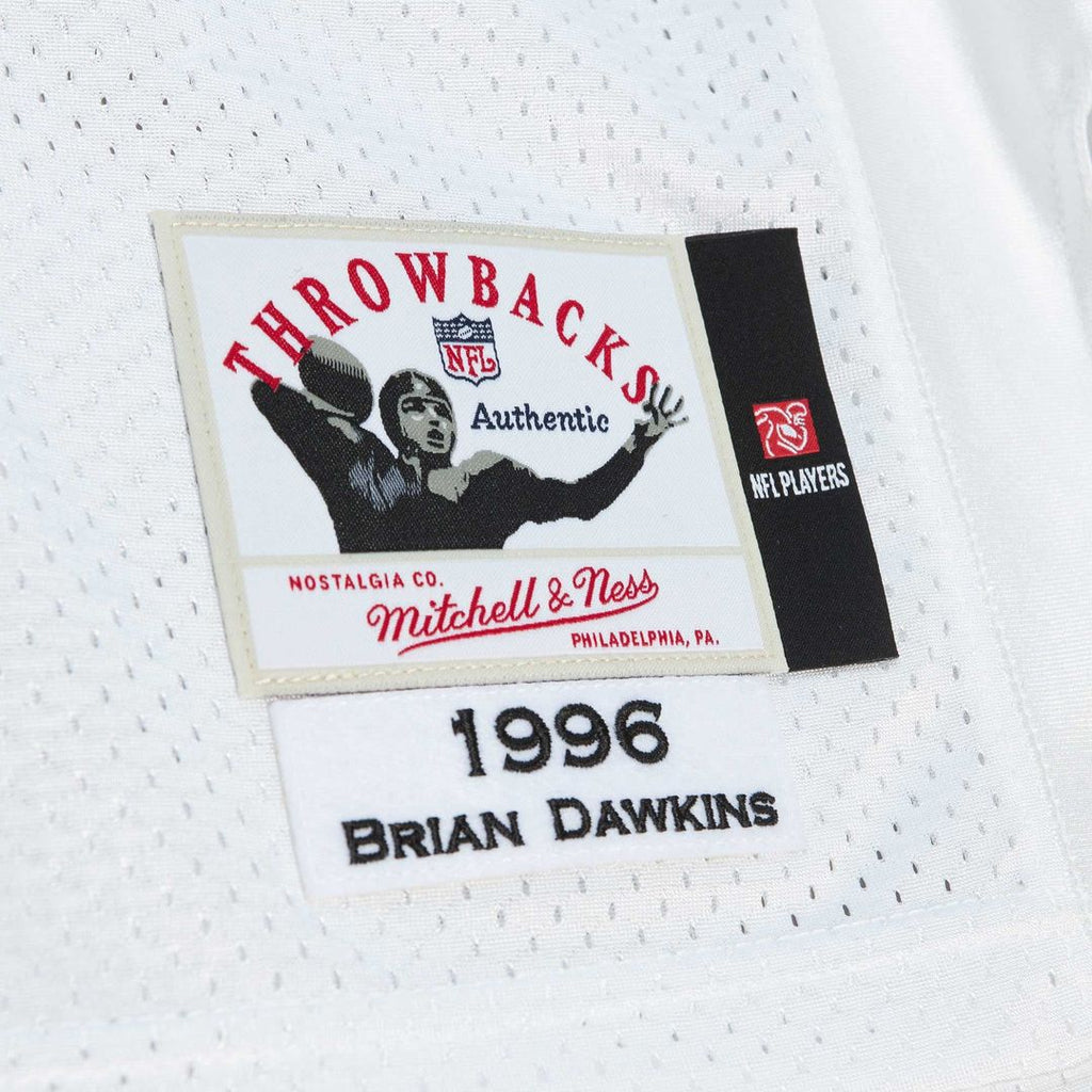 Brian Dawkins Philadelphia Eagles 1996 Authentic Throwback Jersey - White