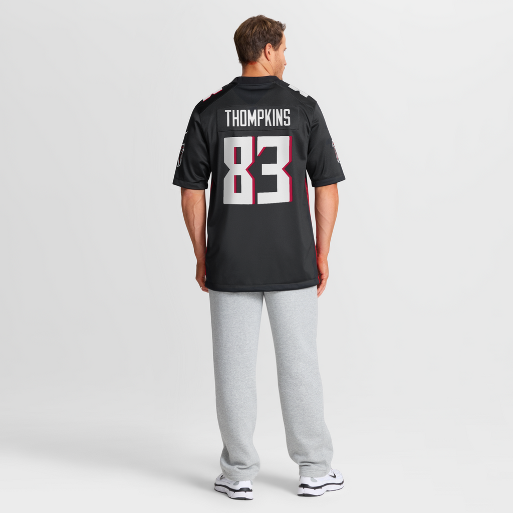 Deven Thompkins Atlanta Falcons Game Jersey - Black