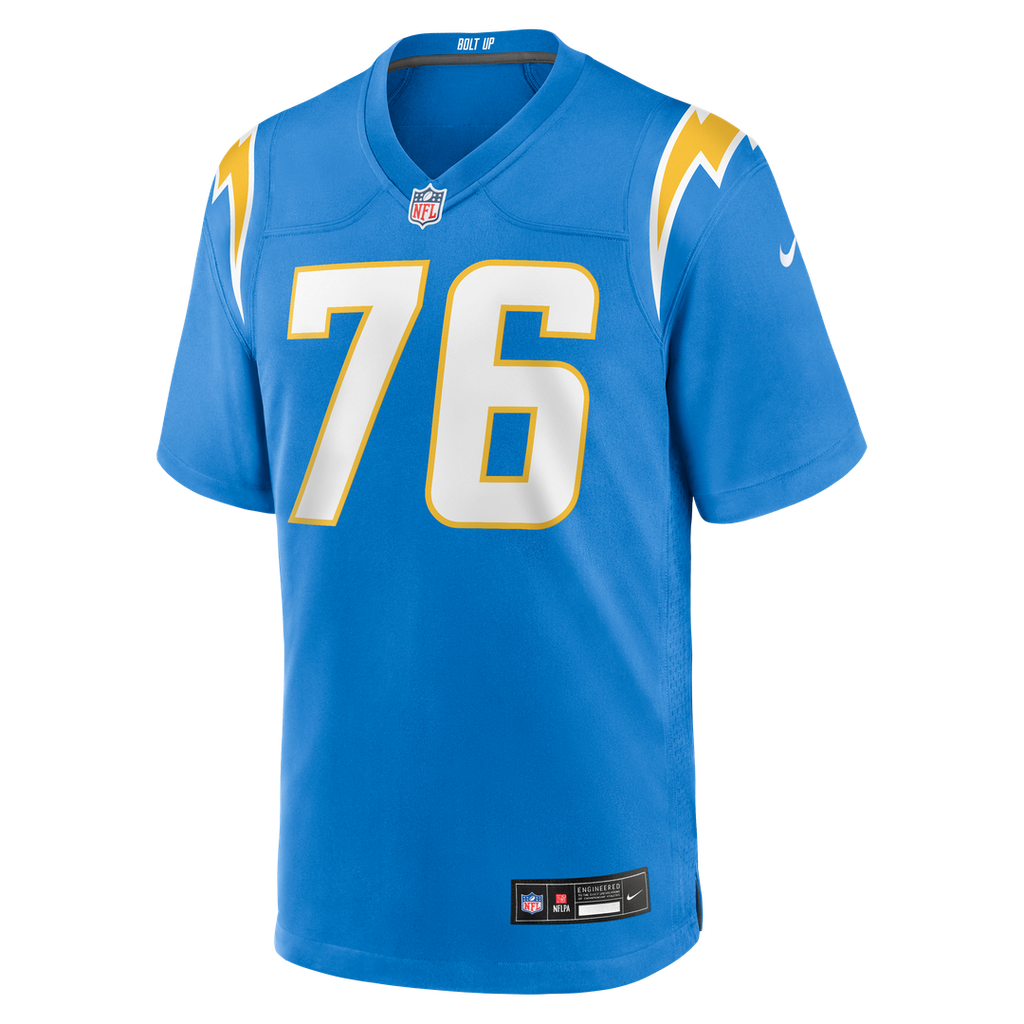 Joe Alt Los Angeles Chargers Alternate Charger Power Game Jersey - Gold