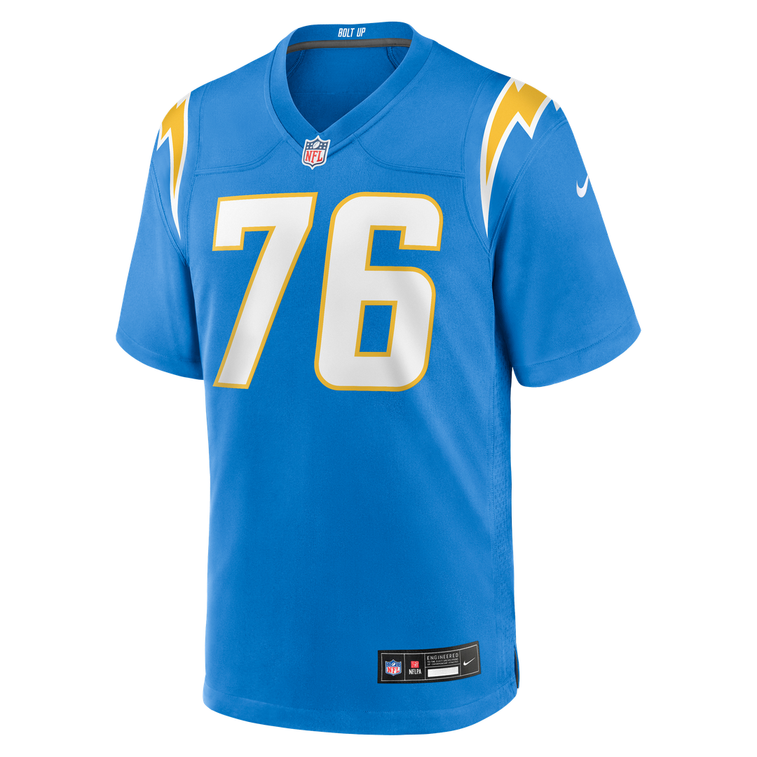 Joe Alt Los Angeles Chargers Alternate Charger Power Game Jersey - Gold