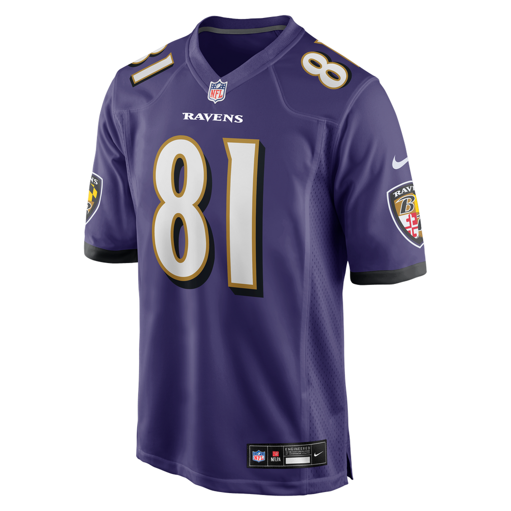 Devontez Walker Baltimore Ravens Game Jersey - Purple