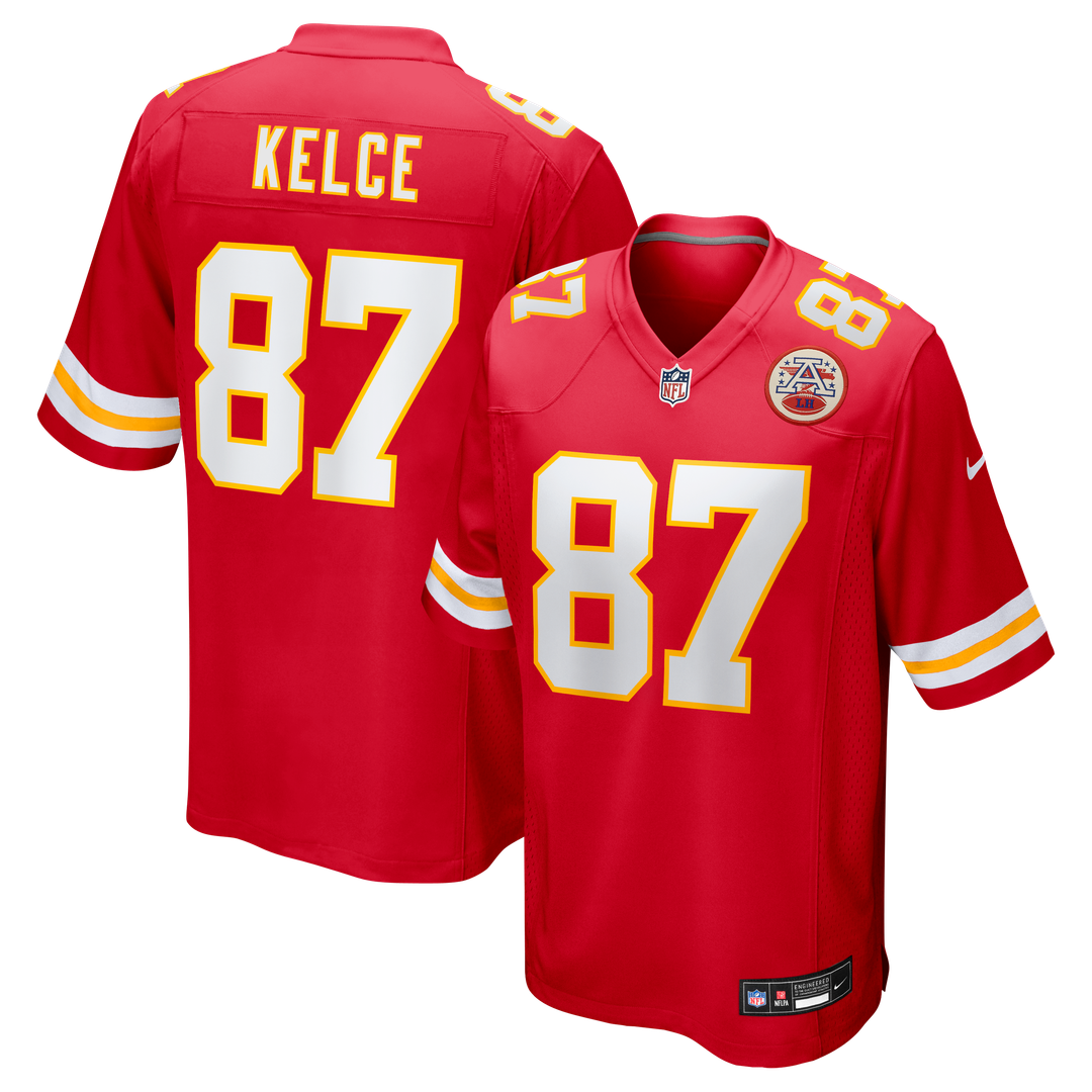 Travis Kelce Kansas City Chiefs Game Jersey - White