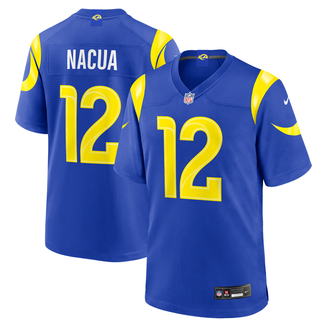 Puka Nacua Los Angeles Rams White Game Jersey - White