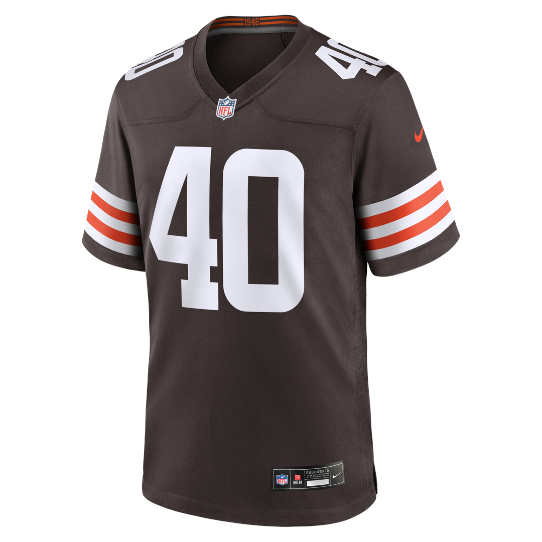 Nathaniel Watson Cleveland Browns Game Jersey - Brown