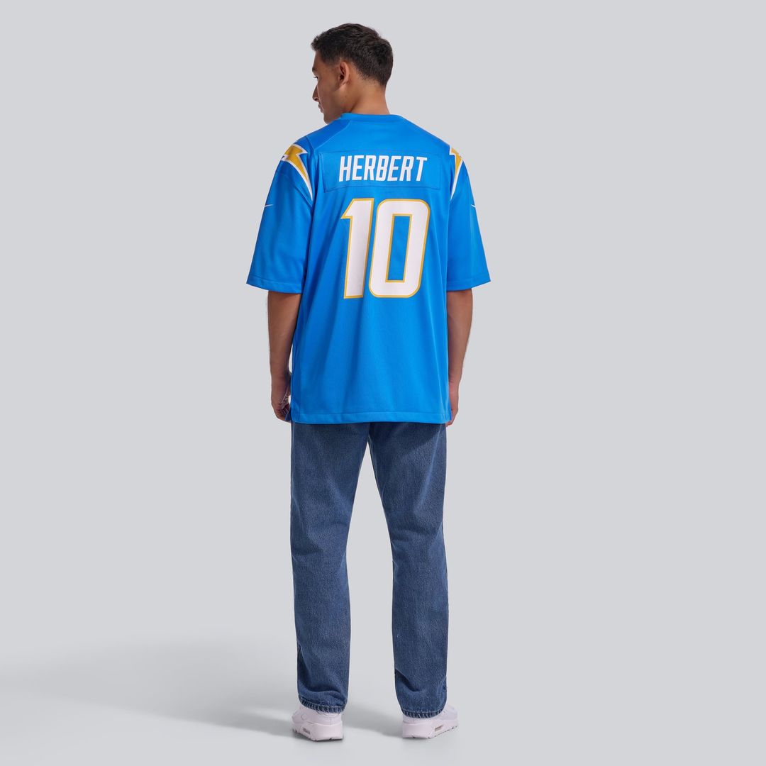 Justin Herbert Los Angeles Chargers Alternate Super Chargers Game Jersey - Navy