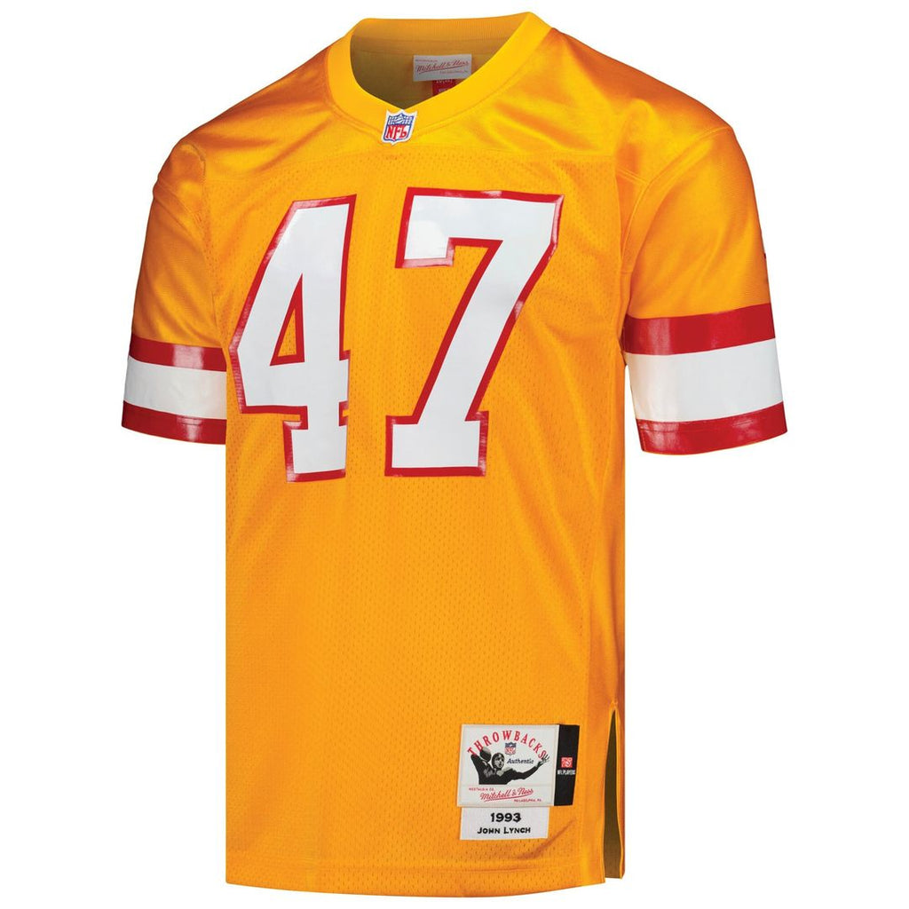 John Lynch Tampa Bay Buccaneers 1993 Authentic Throwback Jersey - Orange