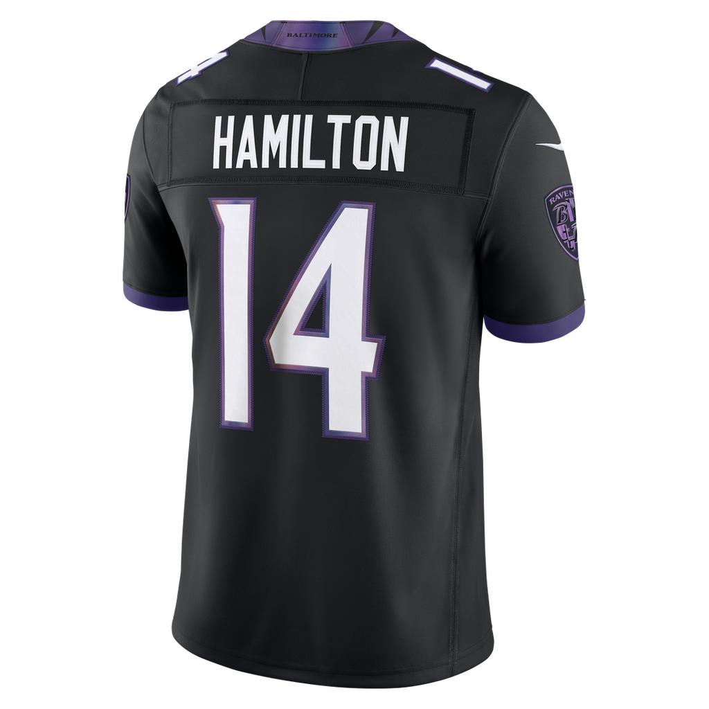 Kyle Hamilton Baltimore Ravens Vapor F.U.S.E. Stitched Limited Jersey - Purple