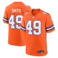 Dennis Smith Denver Broncos Alternate Game Jersey - Orange