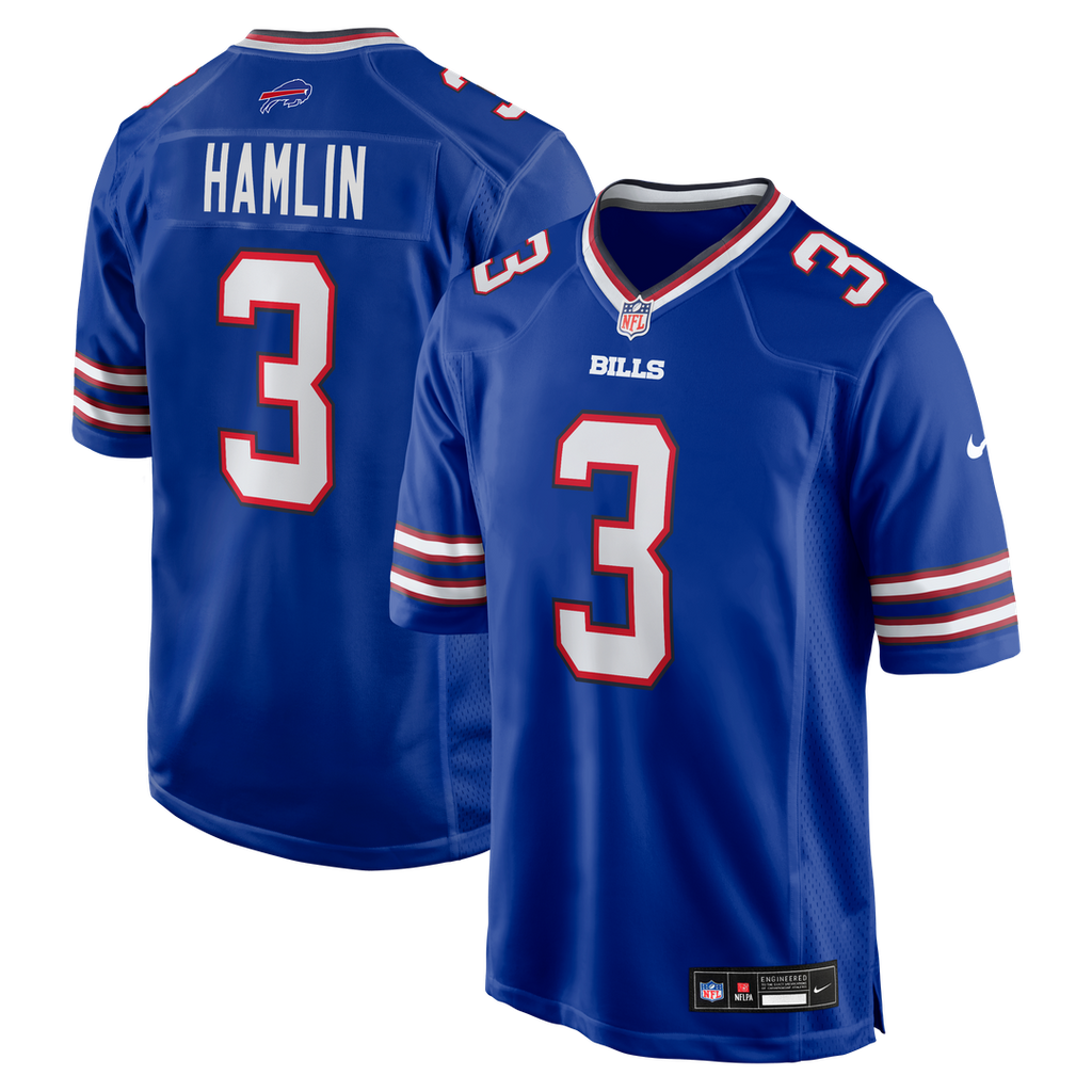 Damar Hamlin Buffalo Bills Game Jersey - Royal Blue