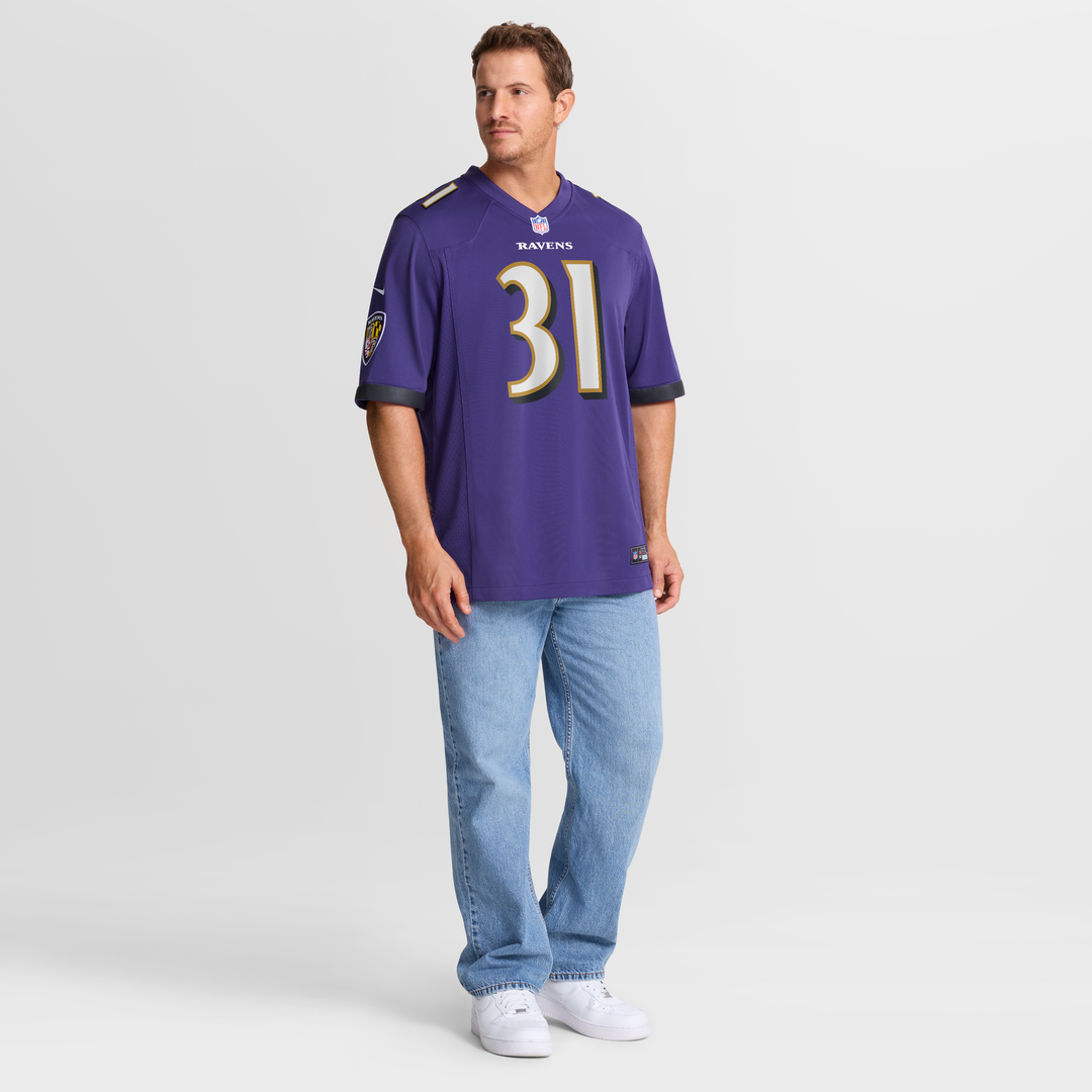 Jamal Lewis Baltimore Ravens Game Jersey - Purple