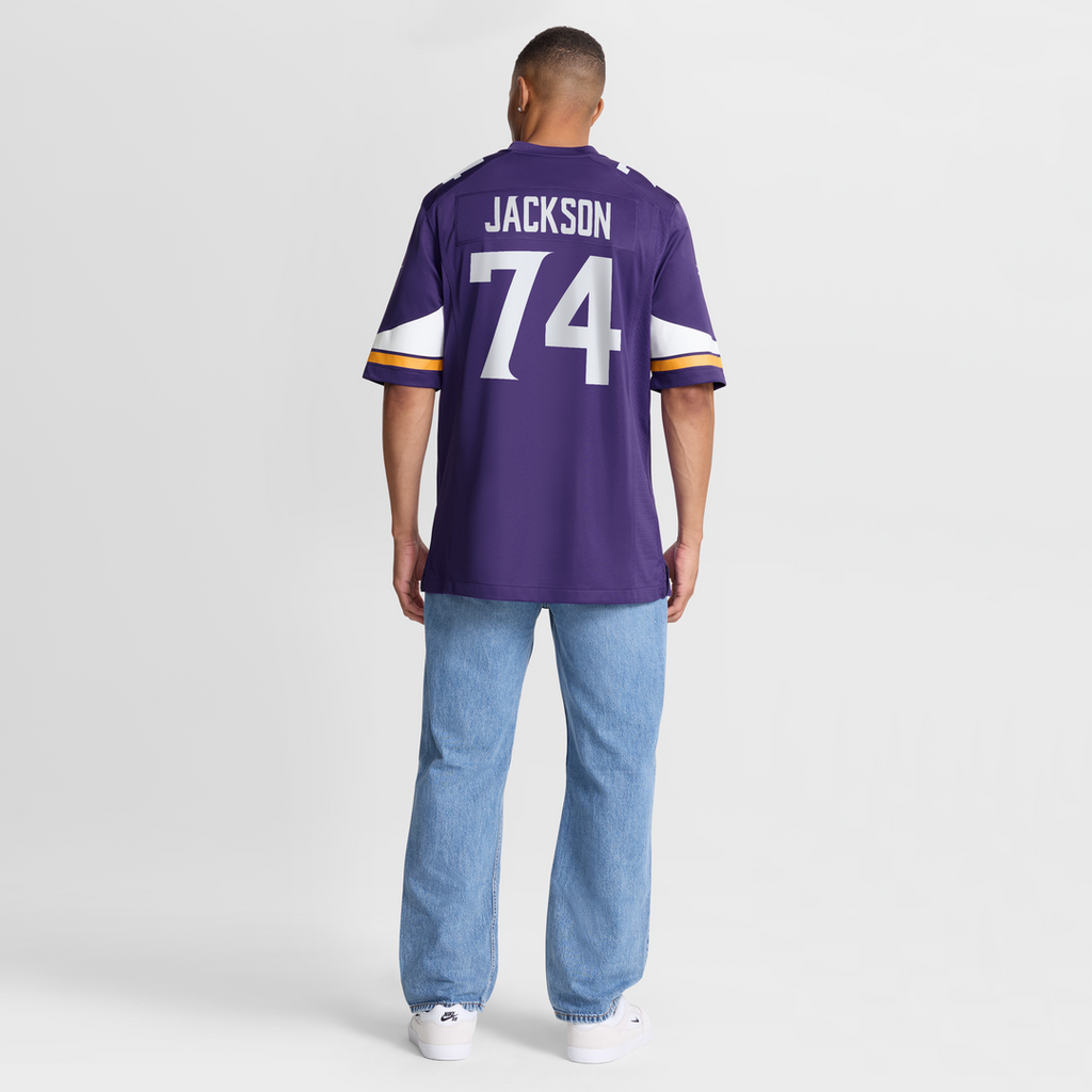 Donovan Jackson Minnesota Vikings Game Jersey - Purple