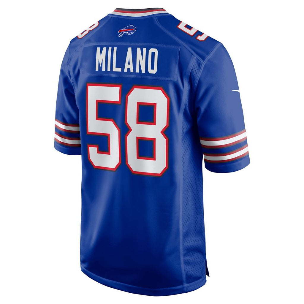 Matt Milano Buffalo Bills Game Jersey - Royal Blue