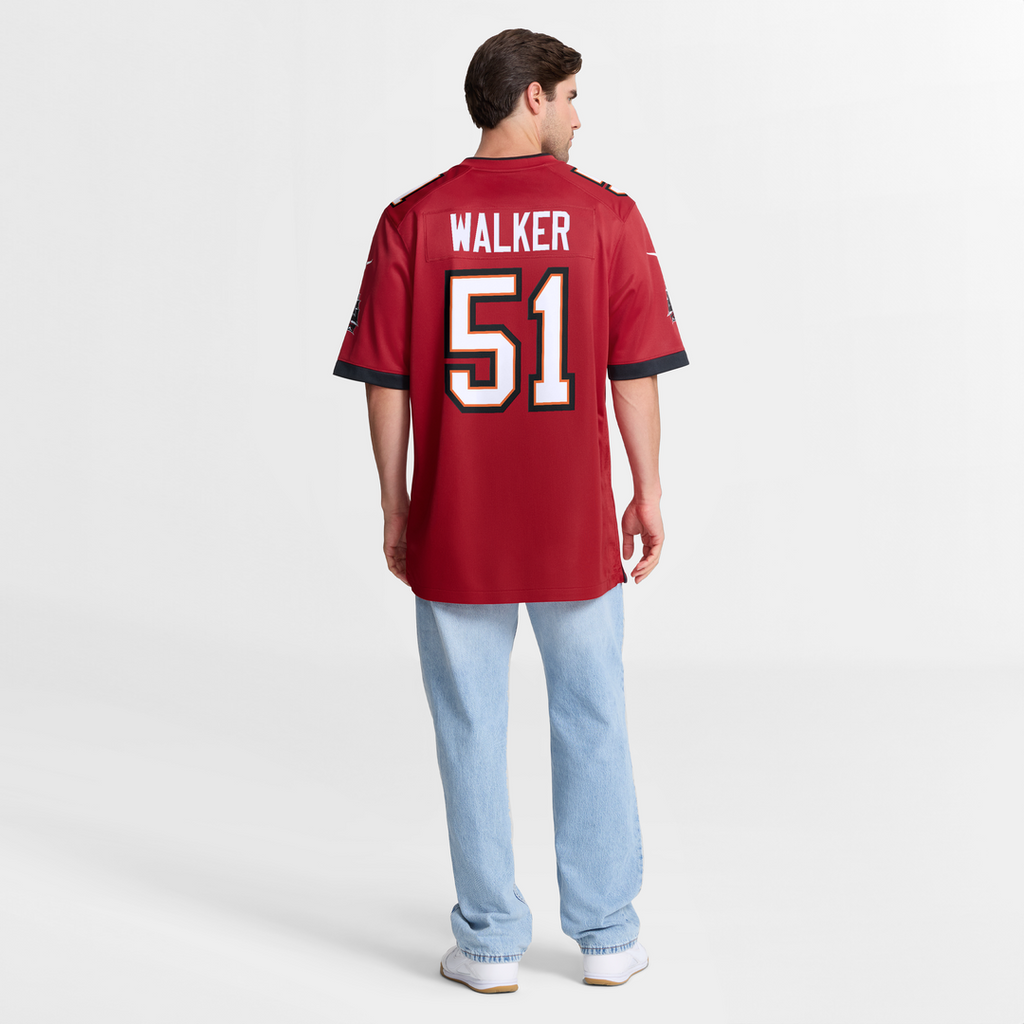 David Walker Tampa Bay Buccaneers Game Jersey - Red