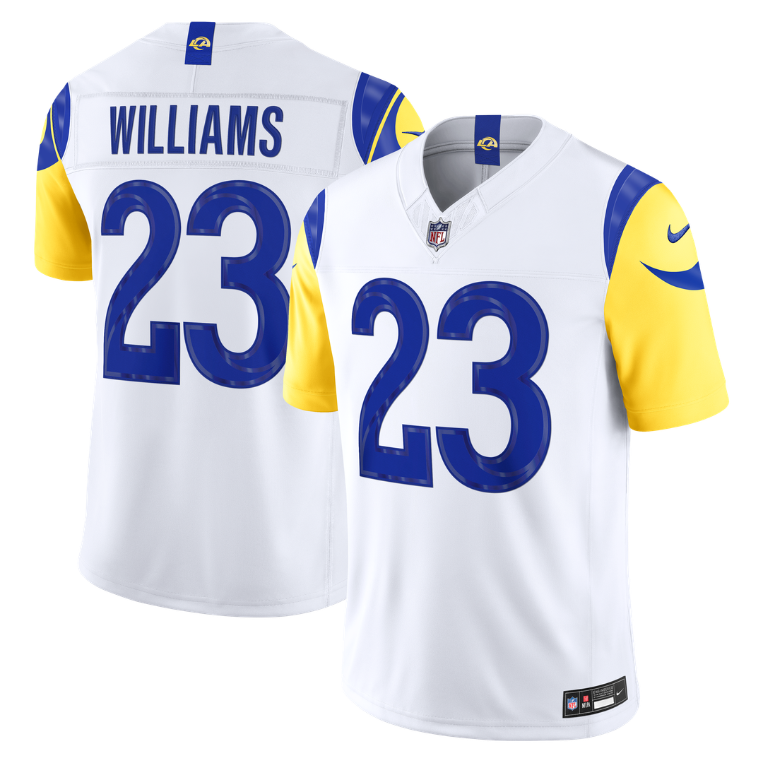 Kyren Williams Los Angeles Rams Vapor F.U.S.E. Stitched Limited Jersey - Royal Blue