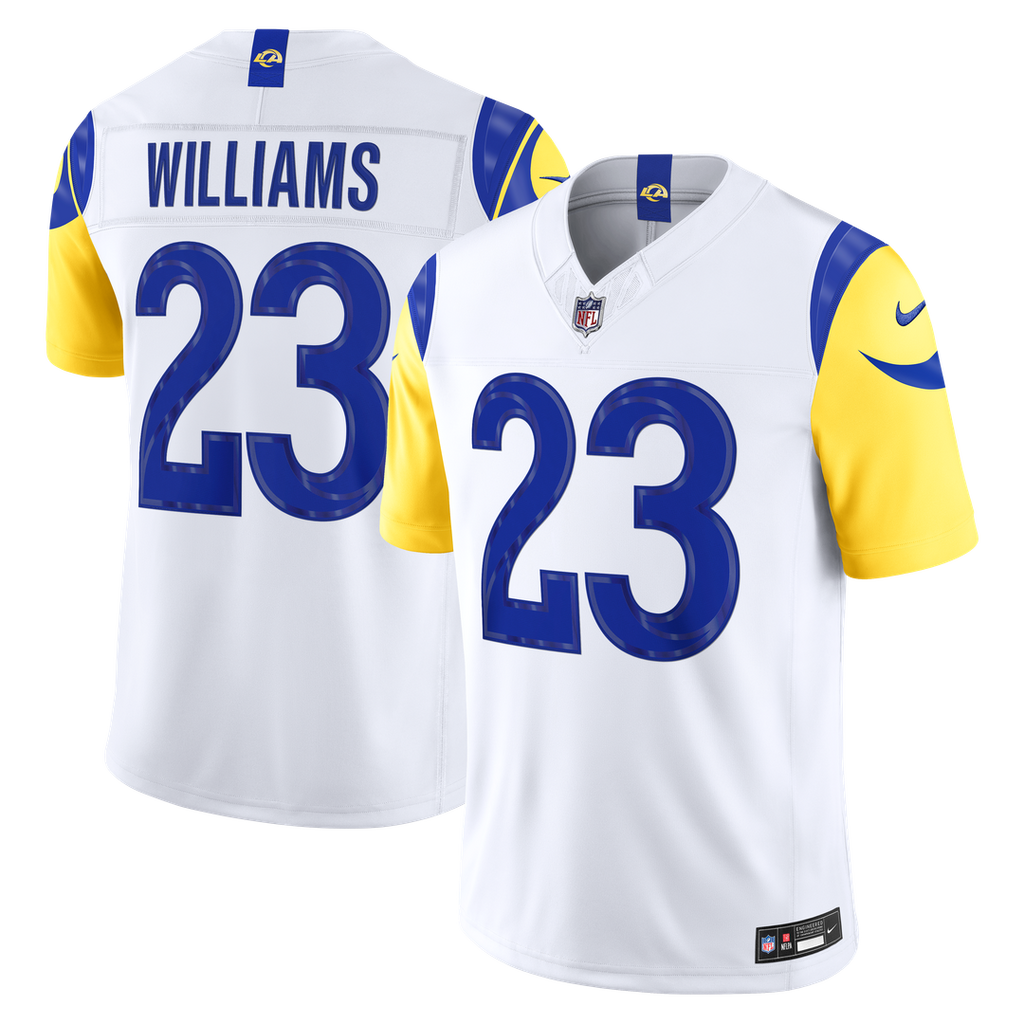 Kyren Williams Los Angeles Rams Vapor F.U.S.E. Stitched Limited Jersey - White