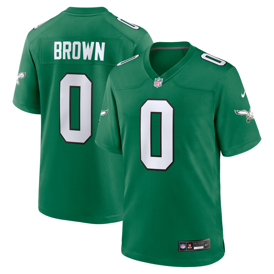 Marquise Brown Philadelphia Eagles Game Jersey - Midnight Green
