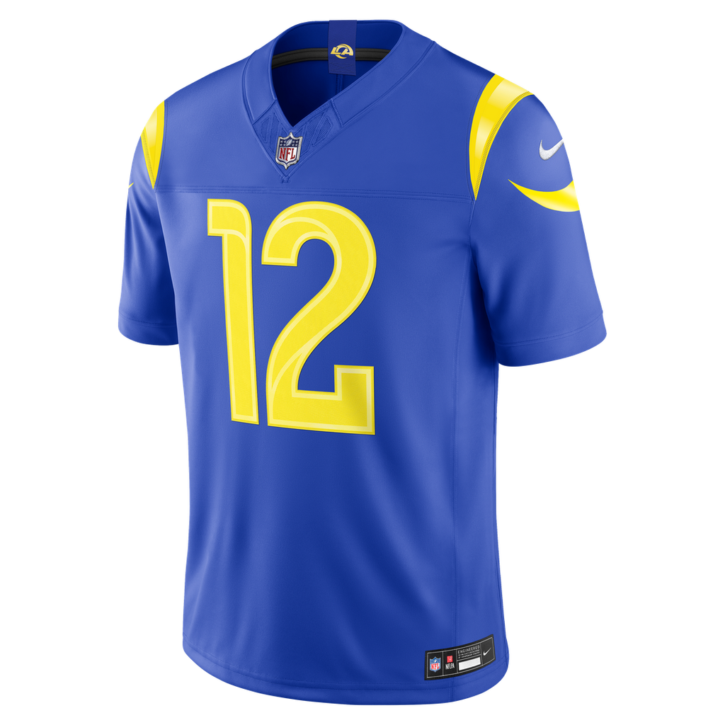 Puka Nacua Los Angeles Rams Vapor F.U.S.E. Stitched Limited Jersey - Royal Blue