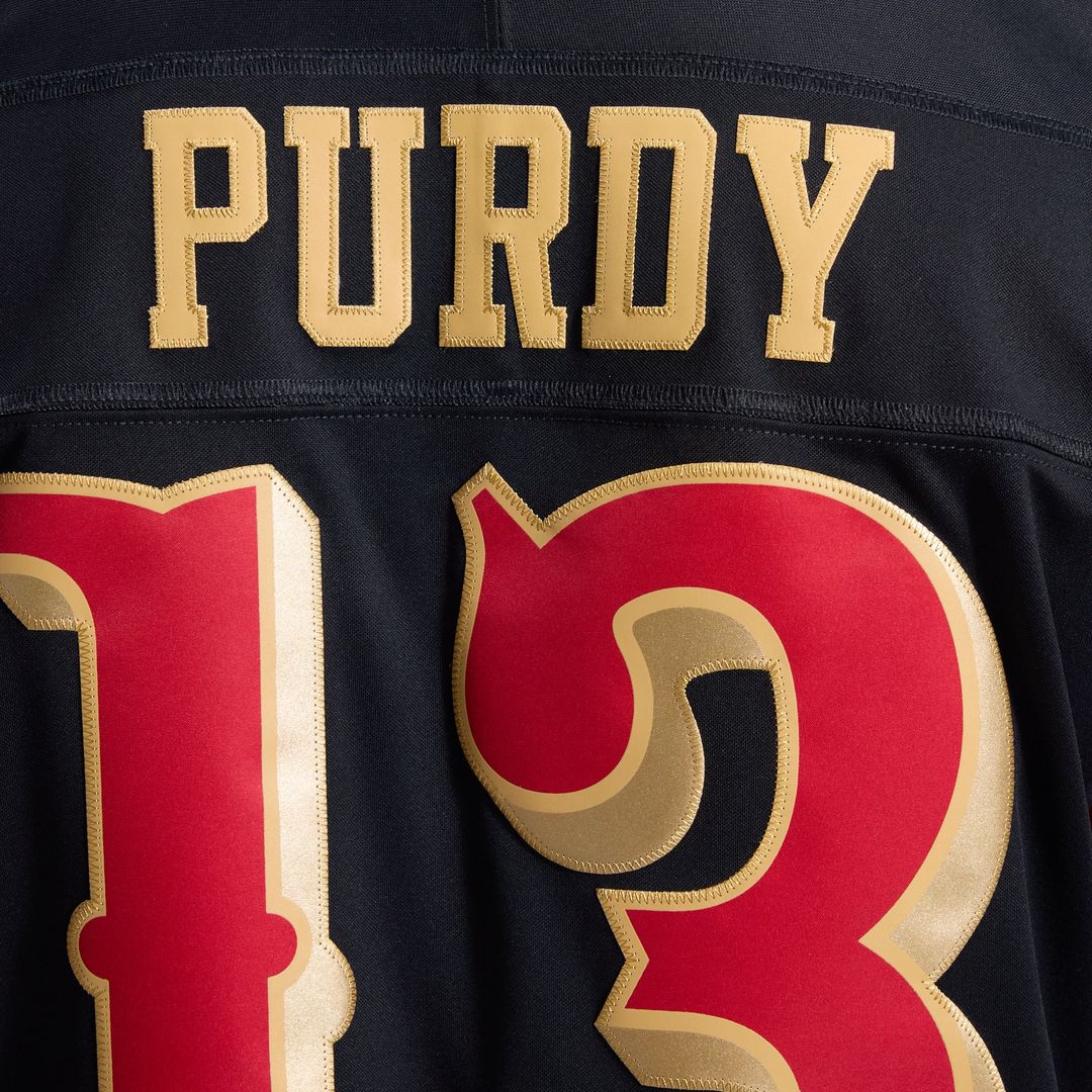 Brock Purdy San Francisco 49ers Rivalries Collection Stitched Limited Jersey - Black