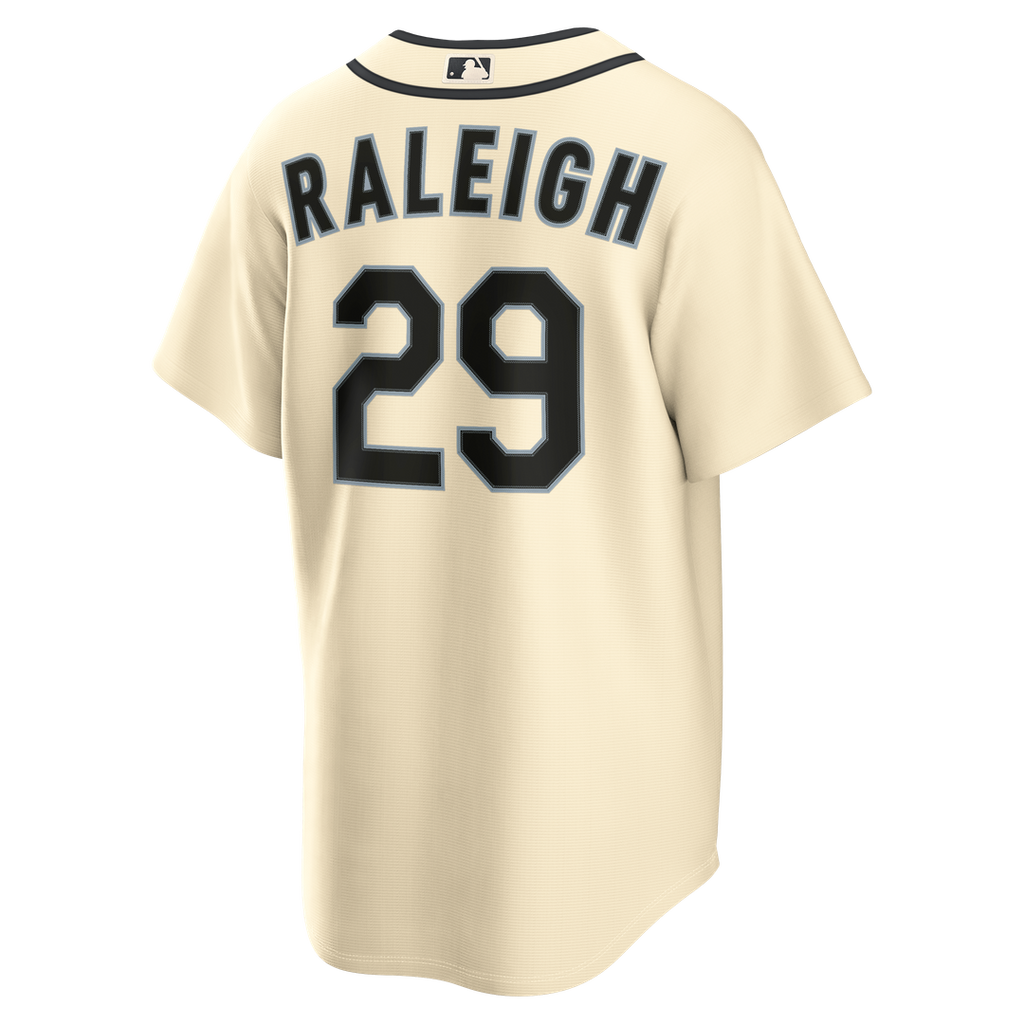 Seattle Mariners Cal Raleigh Nike Cream Alternate Replica Jersey