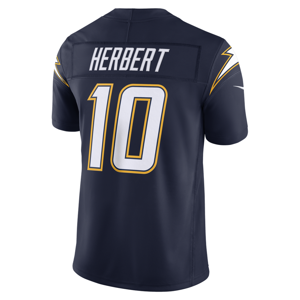 Justin Herbert Los Angeles Chargers Vapor F.U.S.E. Stitched Limited Jersey - Powder Blue