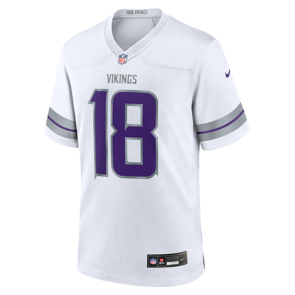 Justin Jefferson Minnesota Vikings Classic Game Jersey - Purple