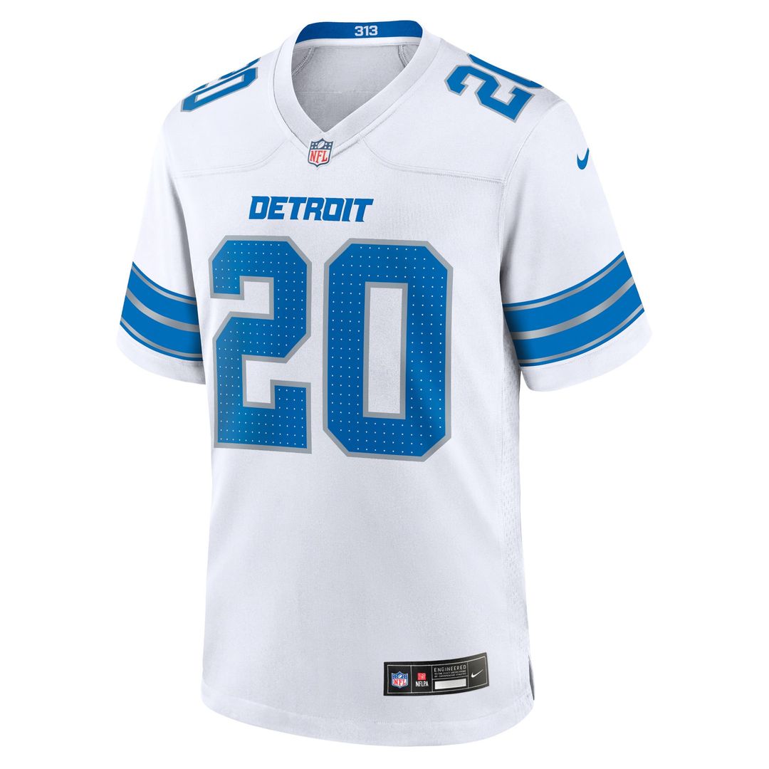 Barry Sanders Detroit Lions 2nd Alternate Game Jersey - Black