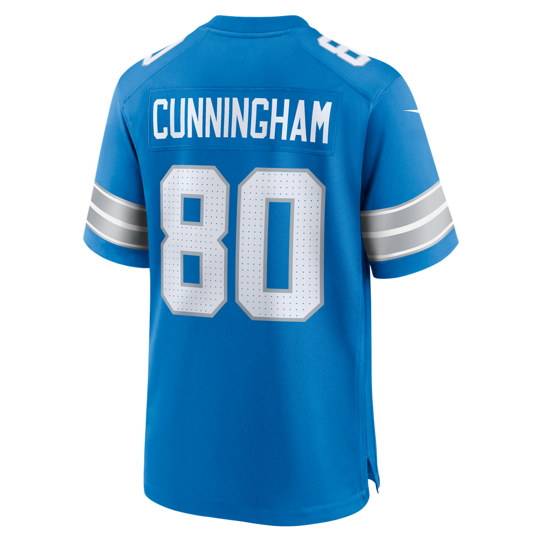 Malik Cunningham Detroit Lions Game Jersey - Blue