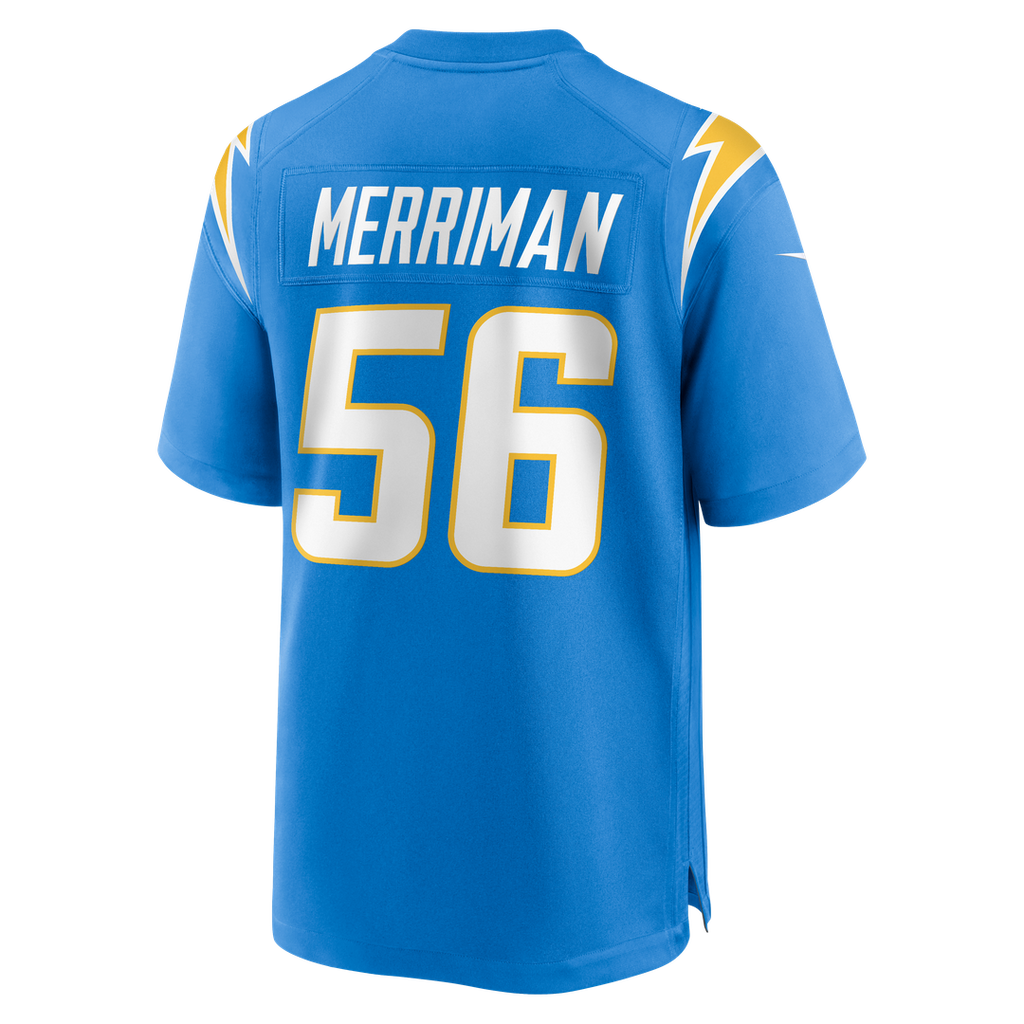 Shawne Merriman Los Angeles Chargers Game Jersey - Powder Blue