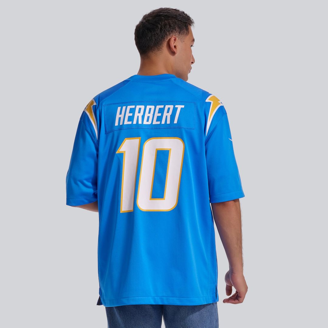 Justin Herbert Los Angeles Chargers Alternate Super Chargers Game Jersey - Navy