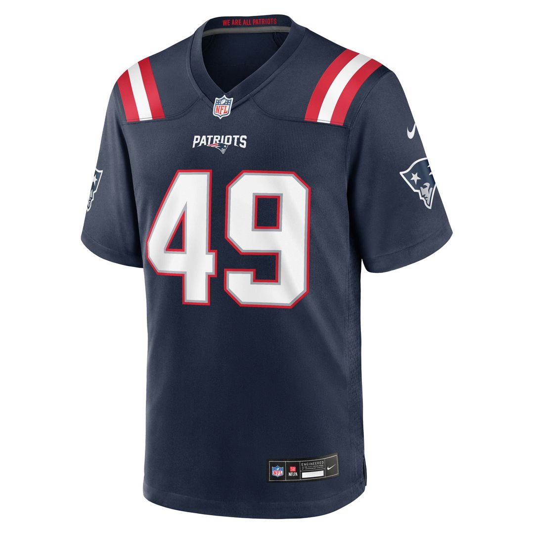 Chad Muma New England Patriots Game Jersey - Navy