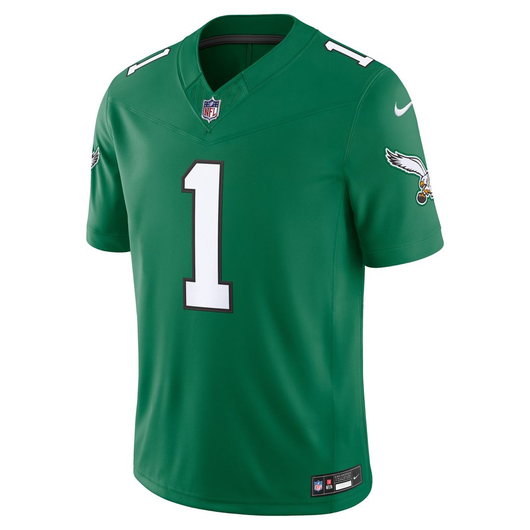 Jalen Hurts Philadelphia Eagles Vapor F.U.S.E. Stitched Limited Jersey - White